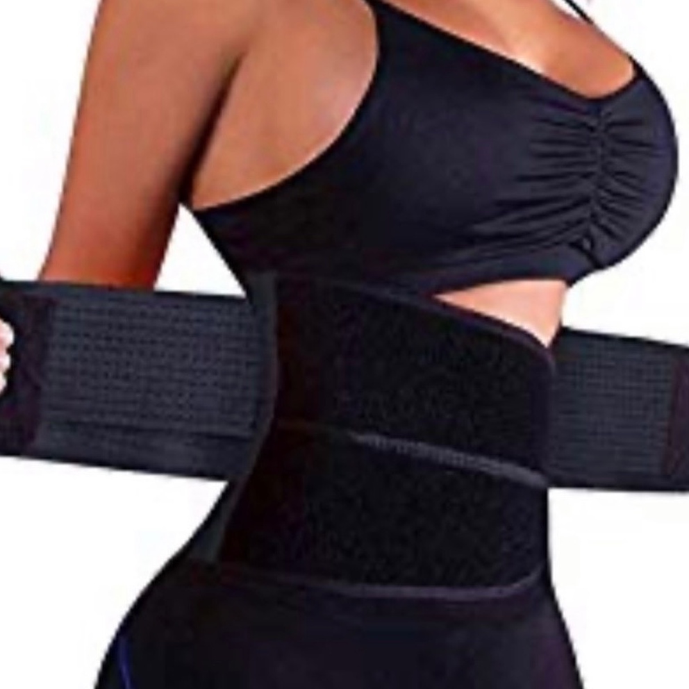 black and pink waist trainer